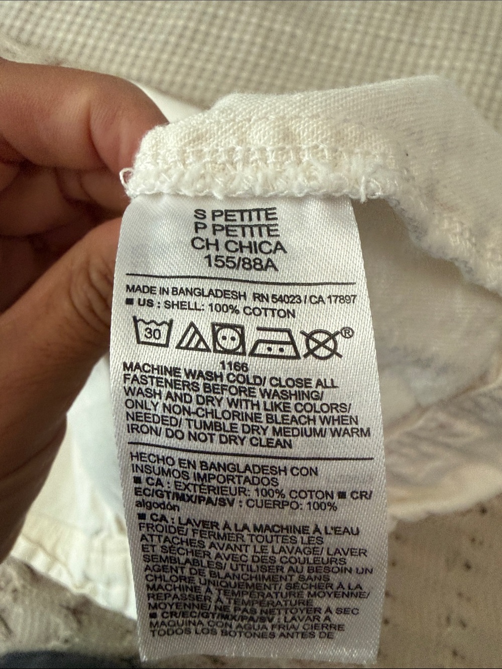 Old Navy Cream Button-Front Sleeveless Dress - Picture 6 of 6